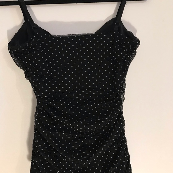 Black polka dot top - Picture 2 of 3